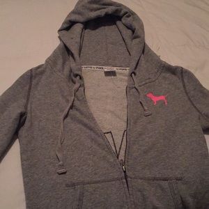 Victoria Secret Pink Grey Hoodie